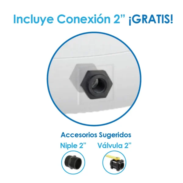 conexión dos pulgadas